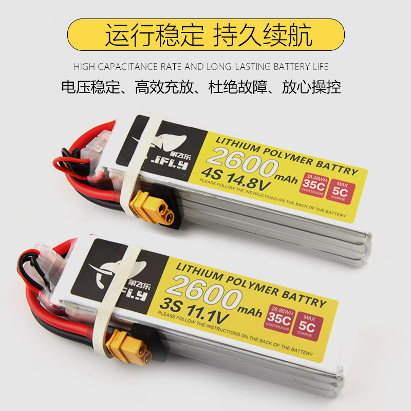 Jfly象飞乐航模电池3s锂电池4s航模锂电池2200mAh25C固定翼无人机,淘宝优惠券,粉丝福利购,淘宝优惠卷