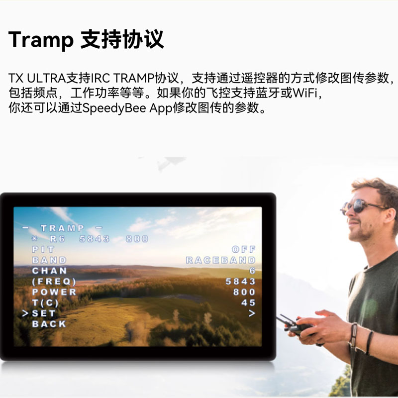 SpeedyBee TX1600 ULTRA 穿越机1.6W模拟图传5.8GFPV穿越机远航 - 图1