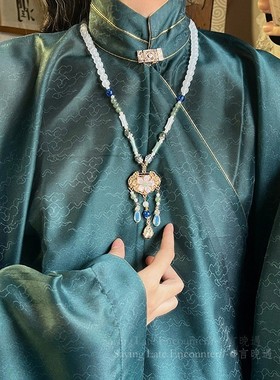 儿童璎珞项链款背云女童古风汉服首饰配饰中式马面裙复古2025新款