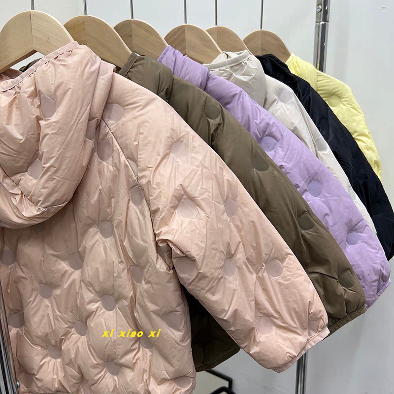 新款童装羽绒服男童女童轻薄保暖连帽羽绒外套