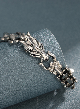 龙骨手链男龙生肖配饰简约百搭高级感轻奢女个性不掉色国风饰品