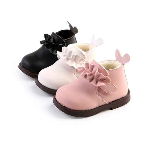 Туфли, детская удерживающая тепло обувь для девочек для раннего возраста для кожаной обуви, 1-3-5 лет, мягкая подошва