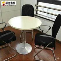 Solid Wood Negotiation Table And Chairs Brief Portfolio Reception Receptionist office Leisure negotiation Advisory reading area Round table Nordic