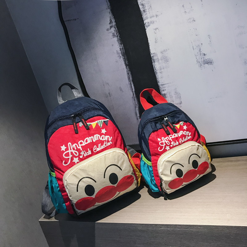 韩版超人亲子双肩包男女宝宝可爱卡通幼儿园书包成人帆布休闲背包,淘宝优惠券,粉丝福利购,淘宝优惠卷