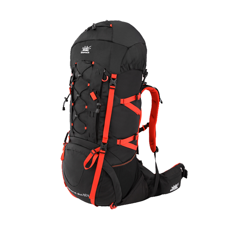 BIGPACK派格巅峰登山包户外旅行徒步双肩背包TCS管架背负60L