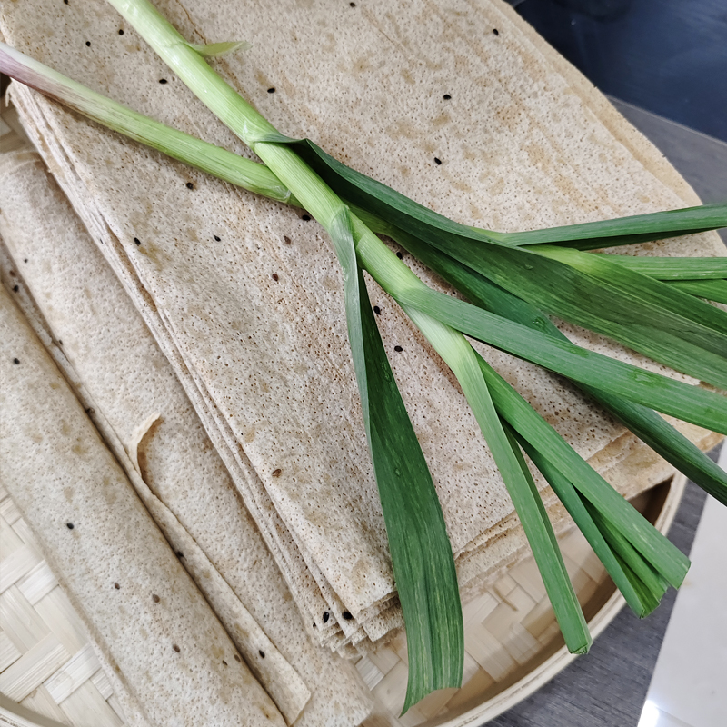 正宗山东煎饼小麦芝麻咸口软煎饼临沂枣庄非纯手工杂粮大煎饼5斤-图2