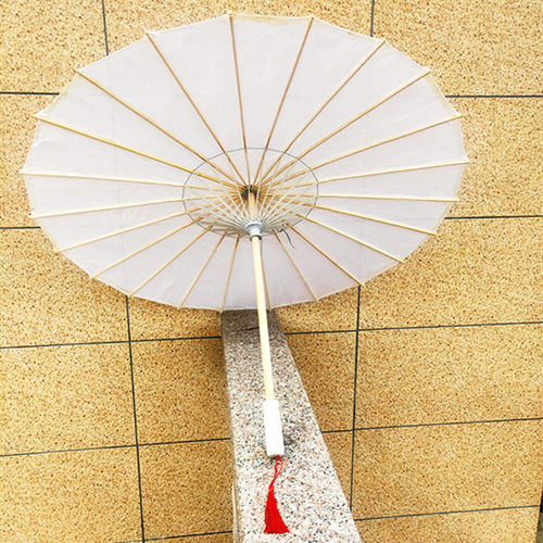 大红伞 舞蹈伞 纯色伞 油纸伞广场舞道具伞结婚伞古典l古风流苏伞 - 图1