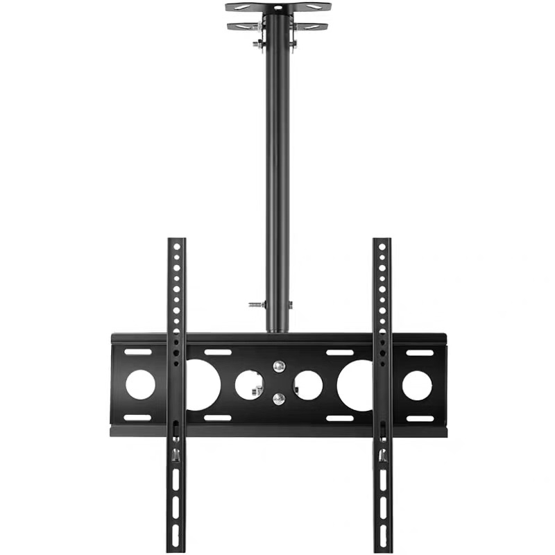 通用电视机吊架伸缩旋转升降天花板吊顶支架奶茶店悬空双屏壁挂架