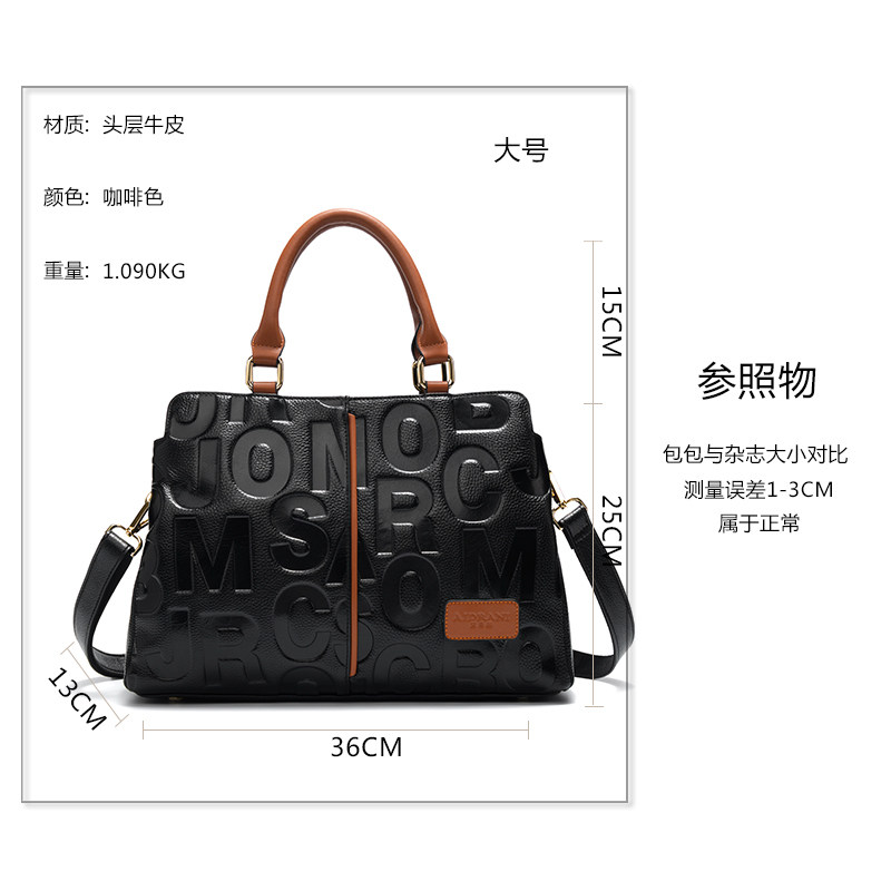 艾丹妮真皮2020新款潮单肩斜挎包 艾丹妮女士包袋