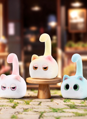 网红热卖蜜糖猫猫盲盒创意可爱小猫桌面摆件家居装饰女生礼物批发