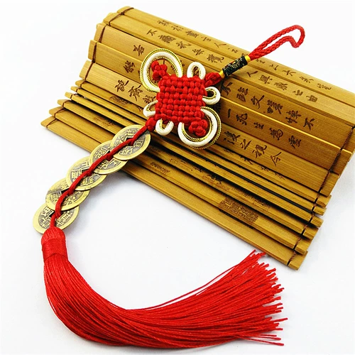 Китайская медная этническая подвеска, бронзовый медный аксессуар, этнический стиль