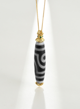 民族风花朵吊坠金属空托DIY配件