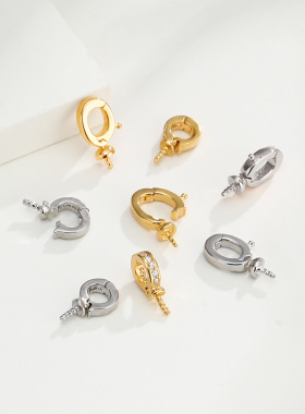 鑫泓泰珍珠吊坠空托配件圆珠坠扣