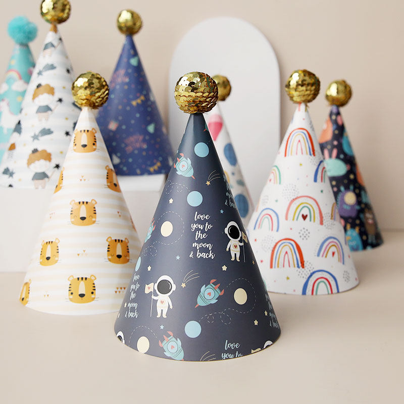 网红生日帽子儿童派对小朋友周岁happybirthday卡通动物节日装扮,淘宝优惠券,粉丝福利购,淘宝优惠卷