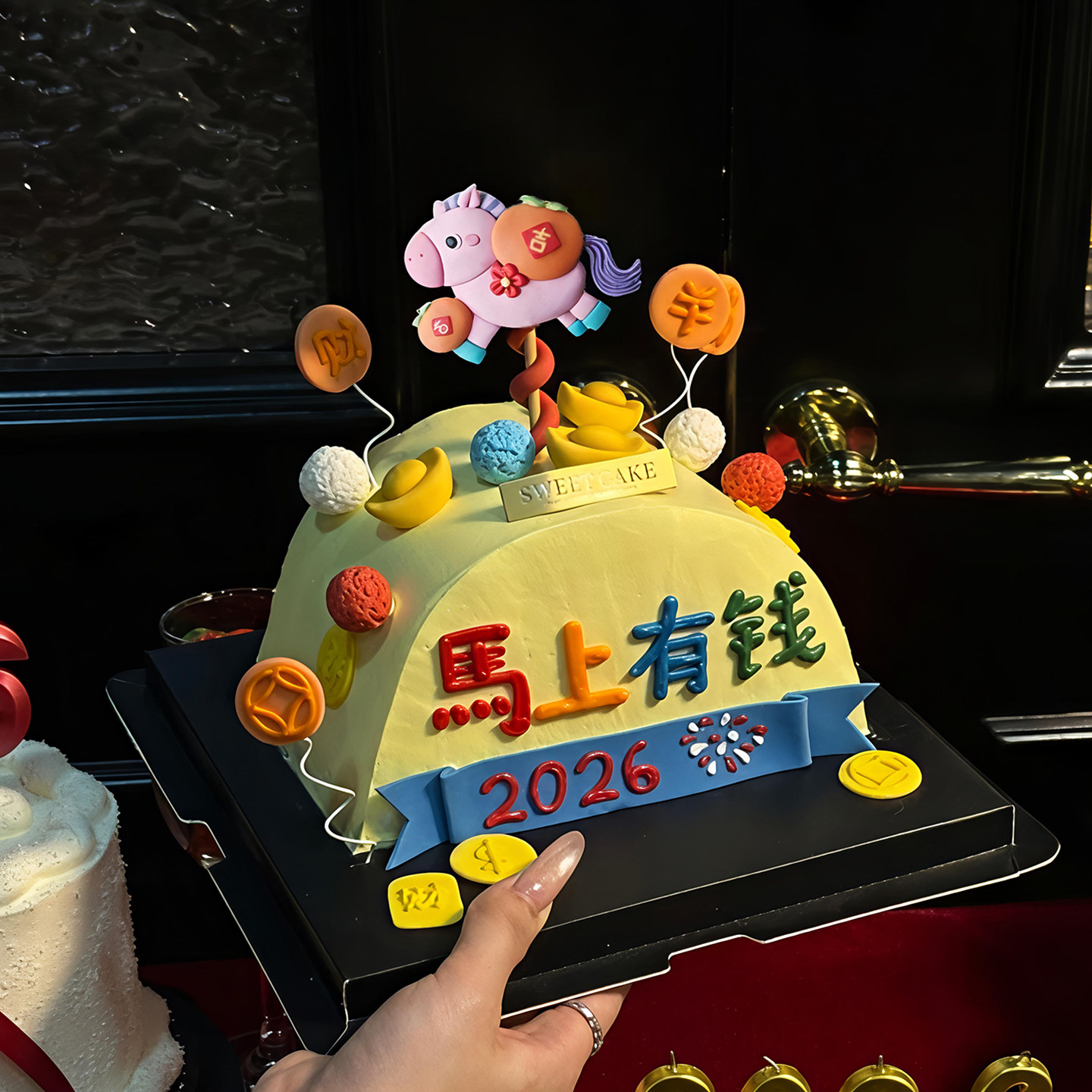 网红马年新年烘焙蛋糕装饰摆件可爱卡通小马马上有钱切模元宝模具,淘宝优惠券,粉丝福利购,淘宝优惠卷