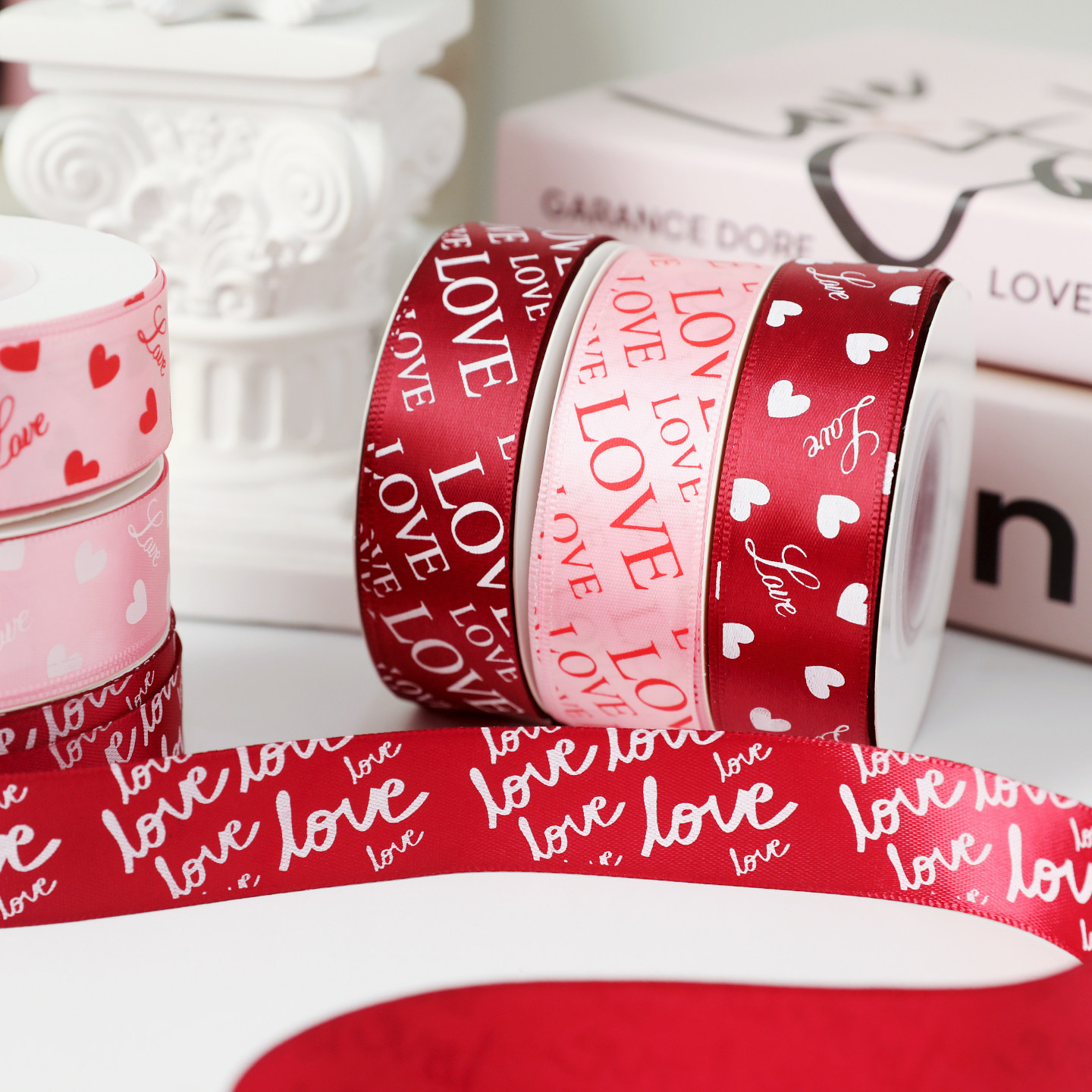 爱心love情人节丝带彩带生日蛋糕盒打包缎带绑带鲜花花束包装丝带,淘宝优惠券,粉丝福利购,淘宝优惠卷