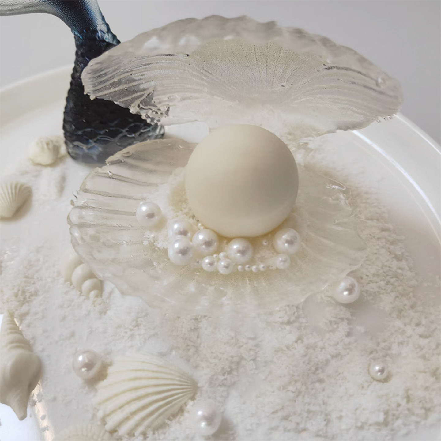 包邮网红ins风免熬透明水晶糖珍珠梦幻贝壳慕斯巧克力硅胶模具,淘宝优惠券,粉丝福利购,淘宝优惠卷