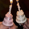 Internet celebrity ins style birthday cake ring candles