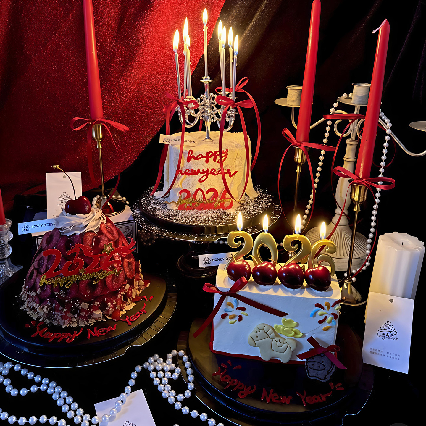 包邮跨年马年网红蛋糕装饰插件2026金数字蜡烛亚克力新年快乐插件,淘宝优惠券,粉丝福利购,淘宝优惠卷