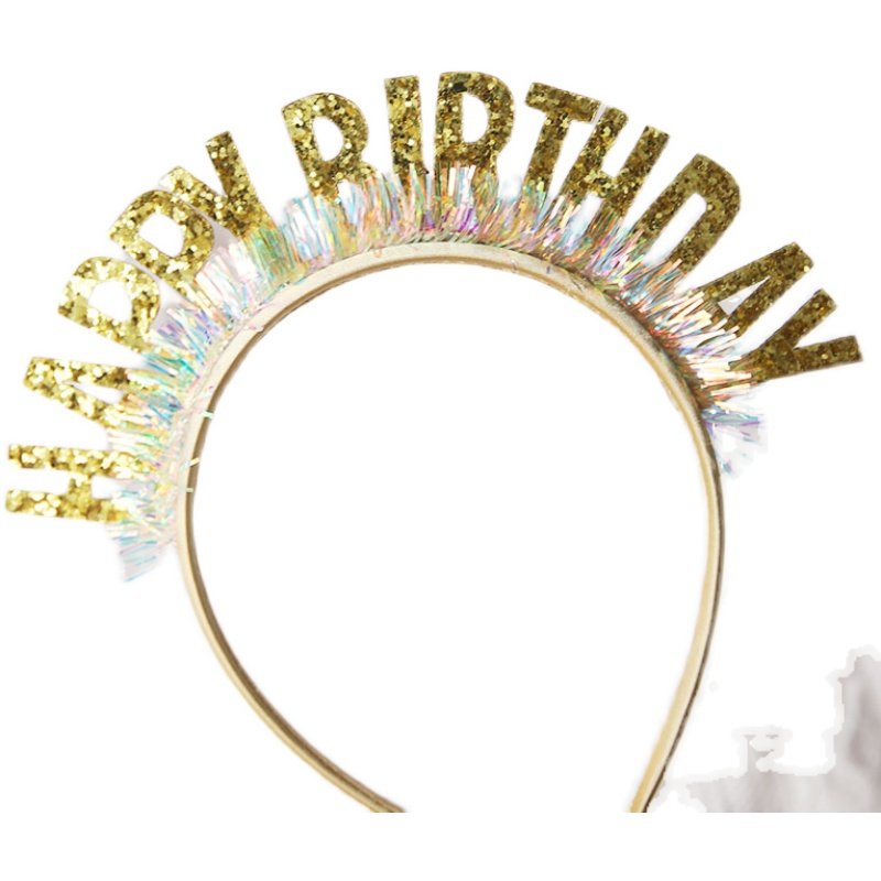 生日头箍HAPPYBIRTHDAY镭射亮片闪字生日派对寿星头箍生日帽装扮,淘宝优惠券,粉丝福利购,淘宝优惠卷