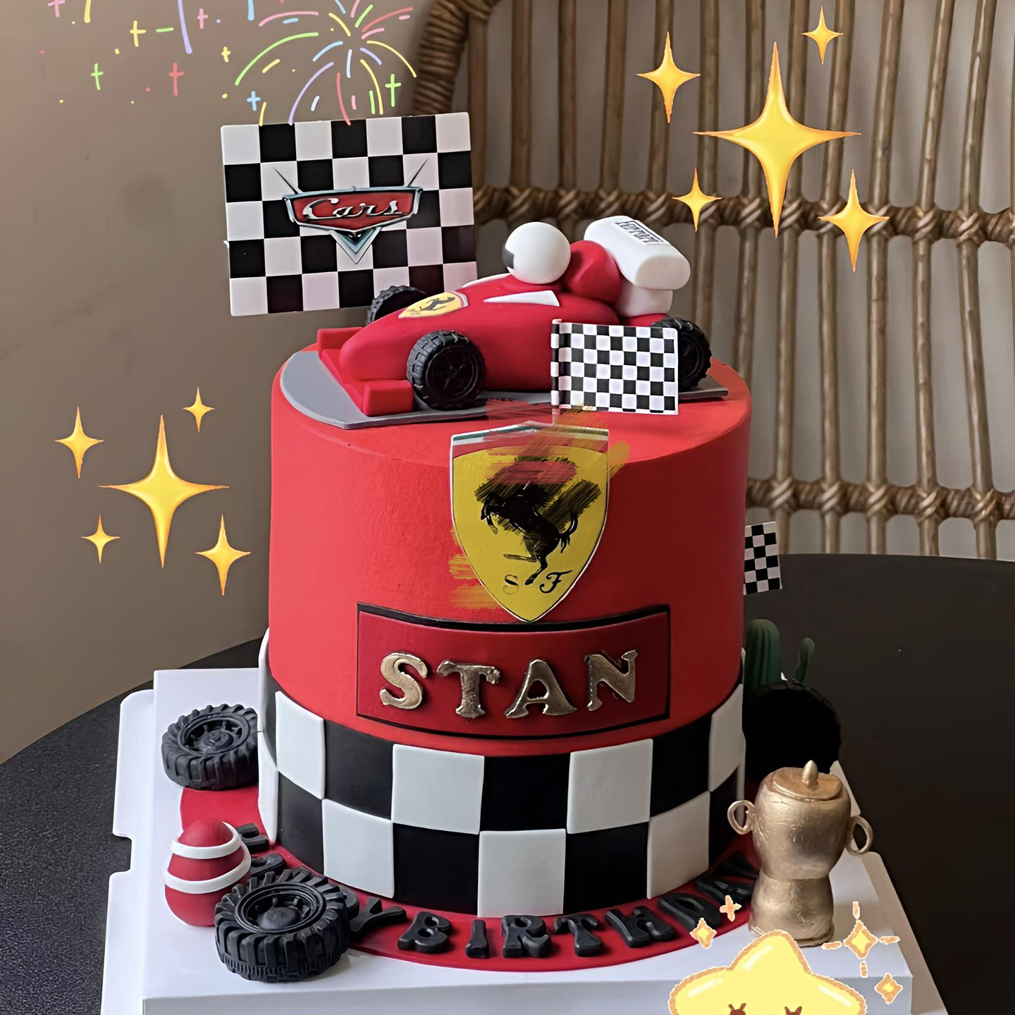 包邮网红烘焙生日男神蛋糕装饰摆件仿真跑车越野车赛车旗子插件,淘宝优惠券,粉丝福利购,淘宝优惠卷