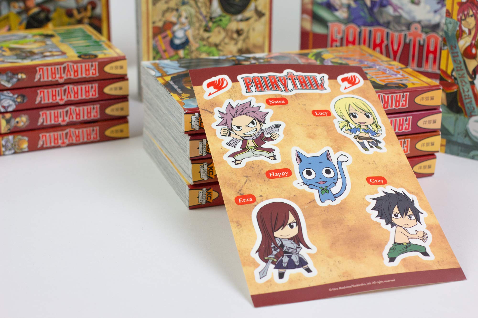 英文原版漫画 妖精的尾巴1-11册盒装收藏版 附贴纸FAIRY TAIL 魔导少年 真岛浩 漫画 周边 正版 进口 书籍