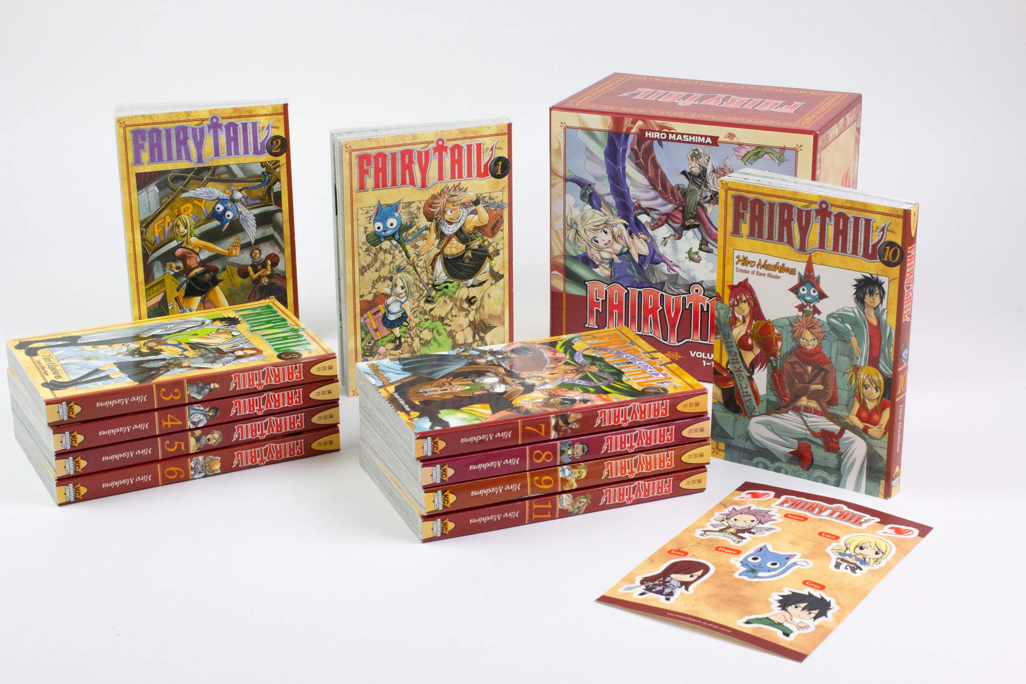 英文原版漫画 妖精的尾巴1-11册盒装收藏版 附贴纸FAIRY TAIL 魔导少年 真岛浩 漫画 周边 正版 进口 书籍 - 图2