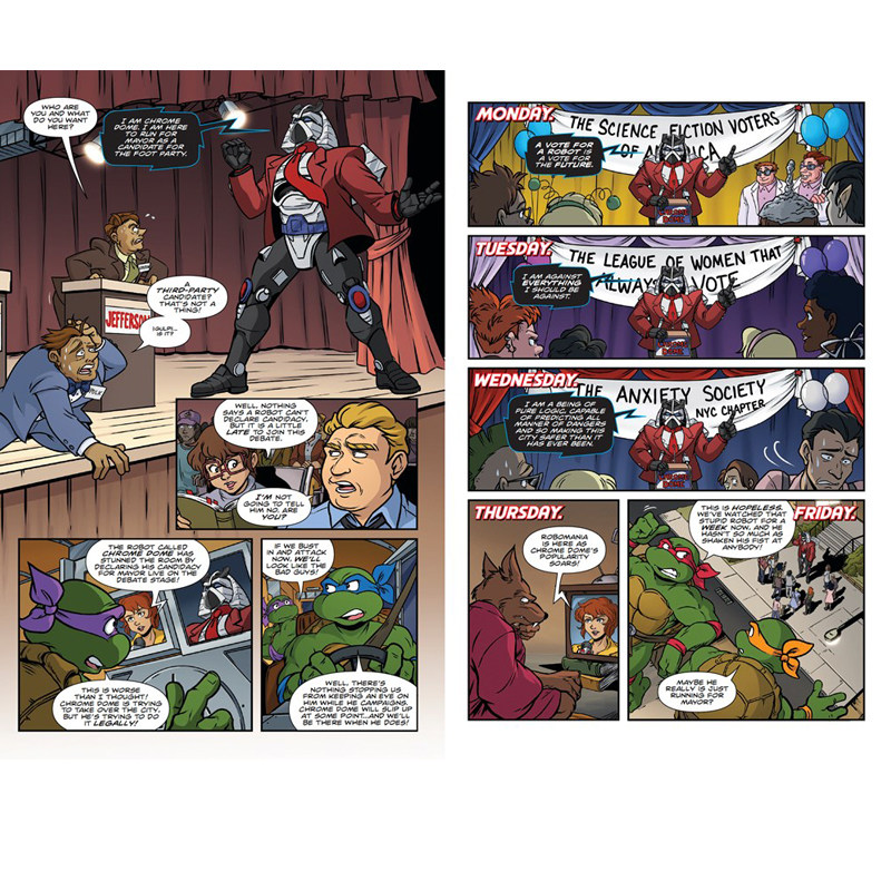英文原版漫画 忍者神龟:星期六早上的冒险 第三卷 Teenage Mutant Ninja Turtles: Saturday Morning Adventures 3 故事书合集
