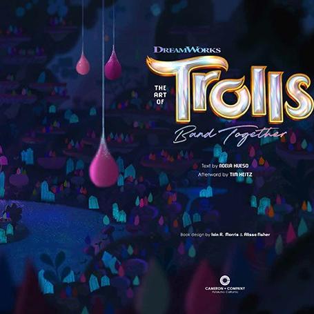 预售英文原版 魔发精灵3 梦工厂动画电影设定集艺术书 精装 The Art of DreamWorks Trolls Band Together 乐团在一起 画册