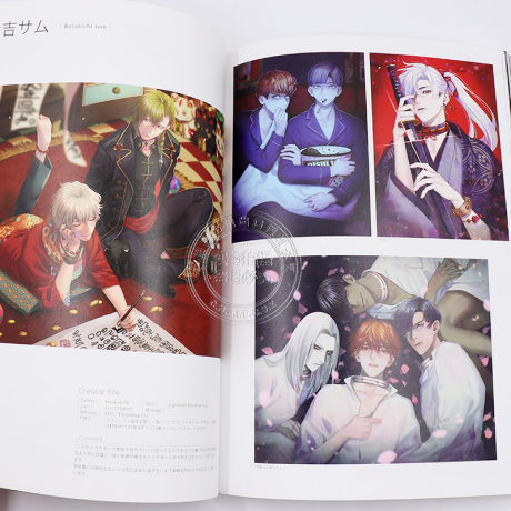 现货美男子 美少年艺术插画集 日版 男子图鉴 男子図鑑 ボーイズアート イラストレーター