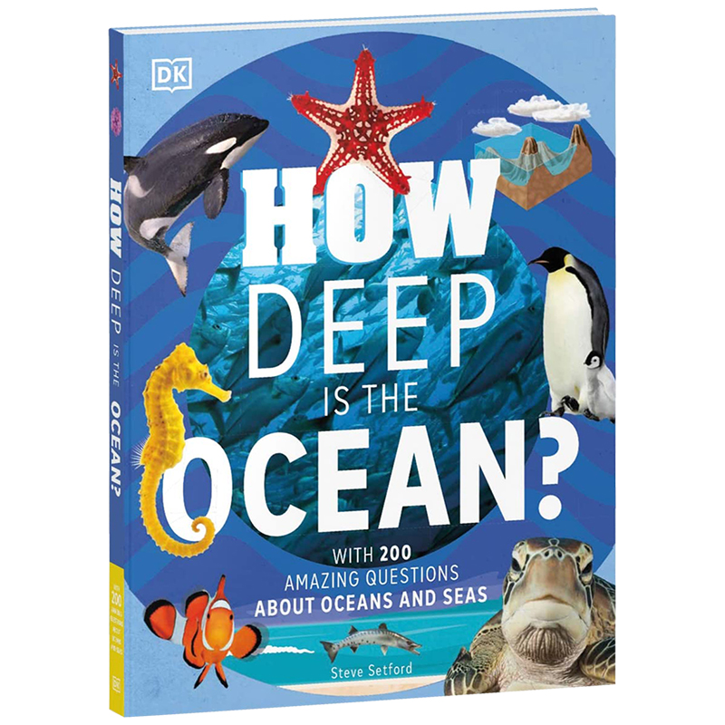 英文原版 How Deep is the Ocean 大海都多深 进口英语版书籍 正版