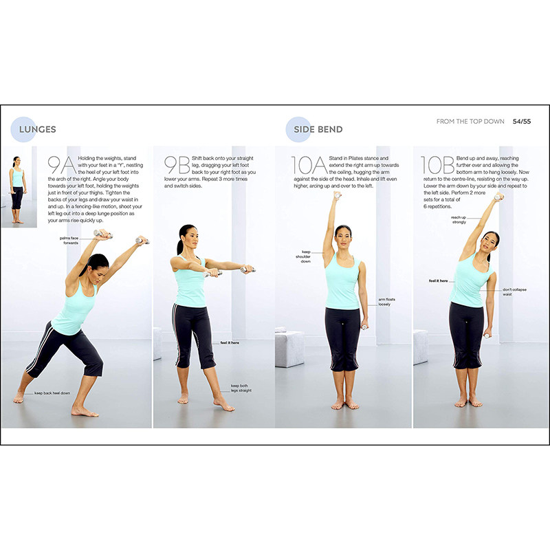 英文原版 15分钟普拉提 15-Minute Pilates 4个15分钟的训练,用于力量、伸展和控制(15分钟健身法)DK健身科普百科读物