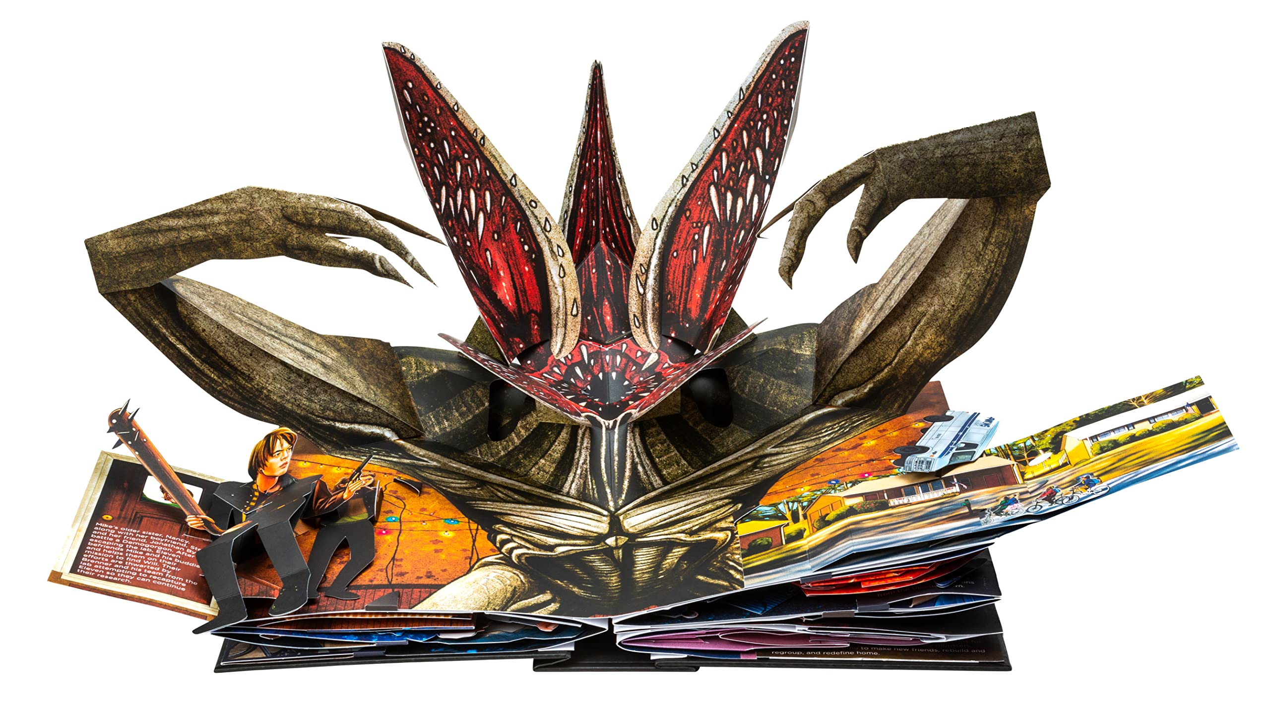 预售英文原版怪奇物语3d艺术立体书 Stranger Things The Ultimate Pop Up Book Netflix网飞奇幻美剧电影终极弹窗书周边-图3