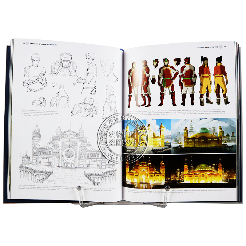英文原版降世神通：科拉传奇动画设定集卷1精装豪华版 The Legend of Korra: The Art of the Animated Series Book 1画册-图3