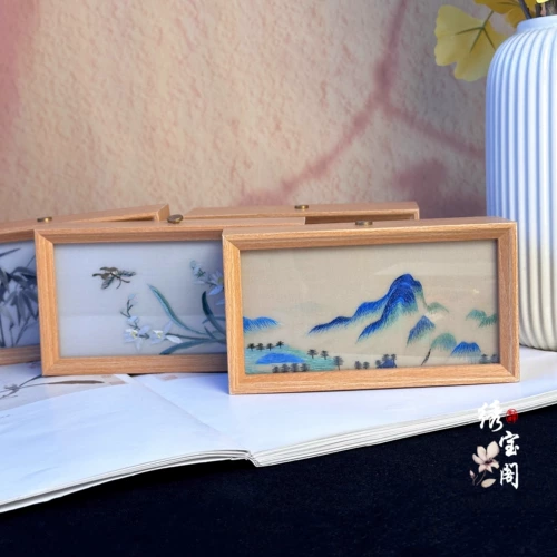 Двусторонняя вышивка, настольная китайская настольная лампа, «сделай сам», с вышивкой, китайский стиль, подарок на день рождения