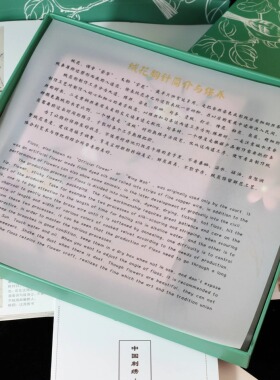 苏绣刺绣围巾非遗手工缠花胸针套装礼盒送老外妈妈母亲节特色礼品