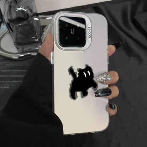 黑白猫咪适用一加ace3手机壳新款ace2pro套1+ace2v高级感OnePlus1加12全包11por+彩银卡通acepro男女款findx6 - 图3