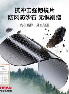 徒步发箍墨镜女二合一折叠护目镜