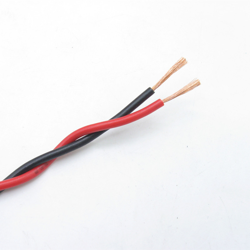 起帆电线电缆RVS2*0.5/0.75/1/1.5/2.5平方双绞线两芯线花线灯线 - 图0