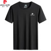 Pure cotton round neck half sleeve summer thin daddy outfit