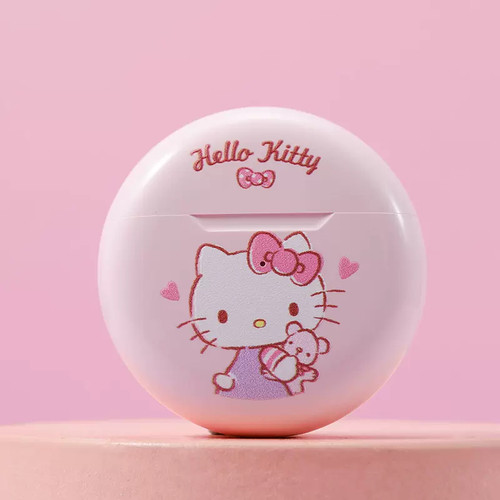 清仓MINISO名创优品三丽鸥库洛米可爱经典蓝牙耳机隔音入耳式耳机 - 图0