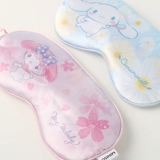 MINISO Sanrio авторизованная коричная собака Melody, обычная маска для глаз, милая имитация шелка, светоблокирующая и дышащая