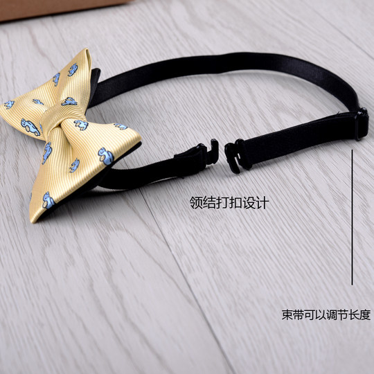 新款儿童领结 男童礼服配饰宝宝领结演出红色蝴蝶结花童 英伦风