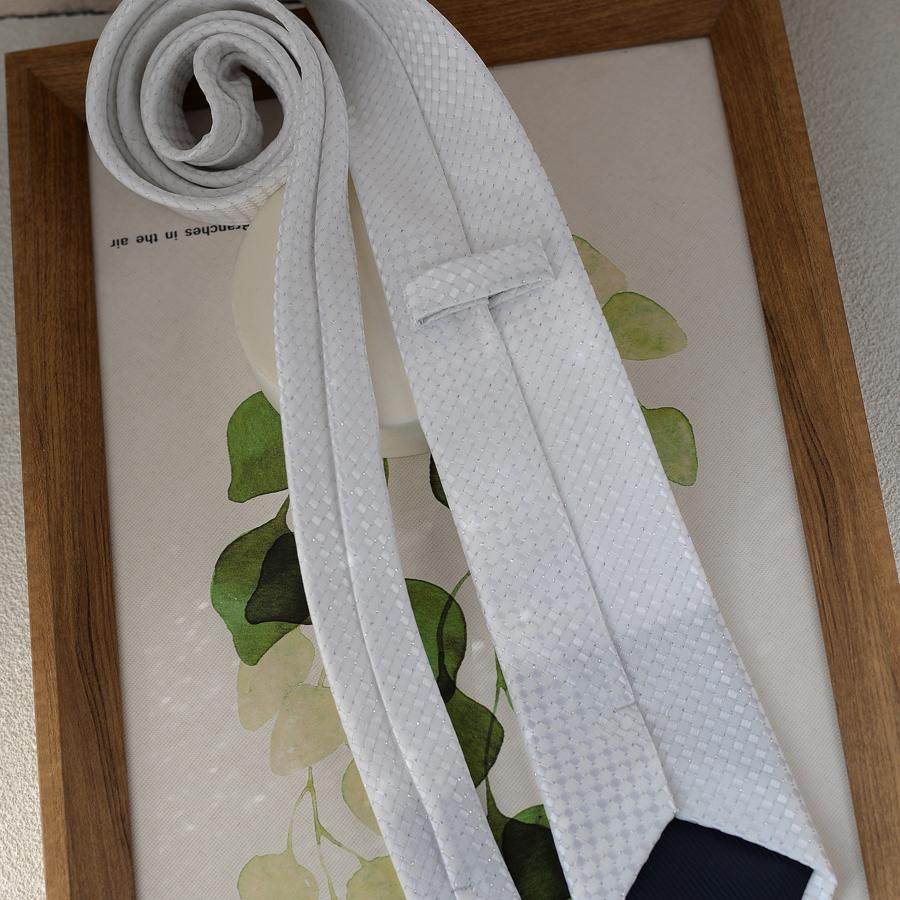 白色领带男复古商务休闲高级感英伦韩版西装口袋巾领结衬衫时尚潮,淘宝优惠券,粉丝福利购,淘宝优惠卷