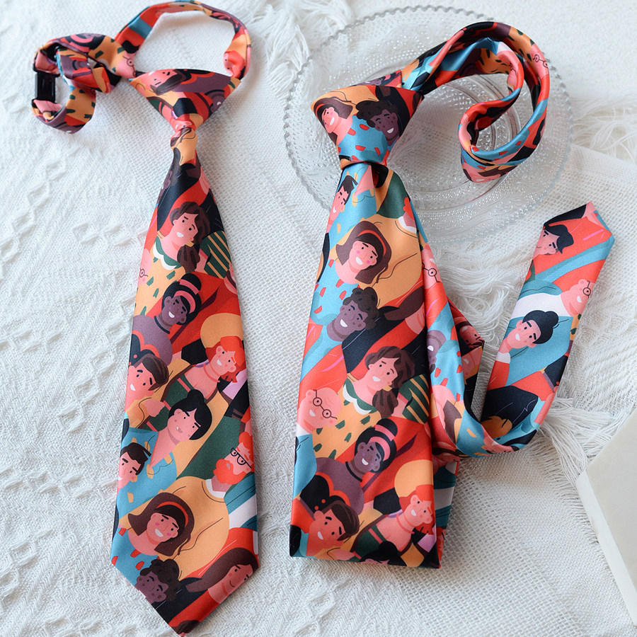 趣味领带女学生百搭学院风jk制服男学生校服衬衫配饰小众设计新颖,淘宝优惠券,粉丝福利购,淘宝优惠卷