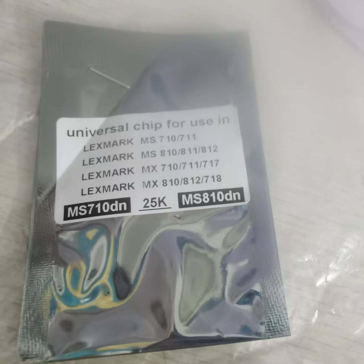 利盟 MS810 811 812 710 711 d n碳粉芯片鼓架粉盒 - 图2