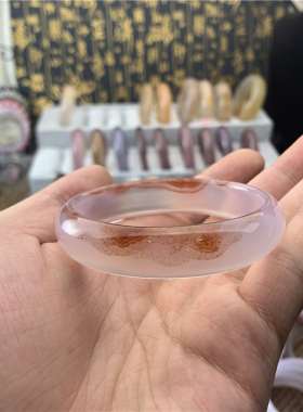 天然巴西贵气送家人女友玉髓手镯