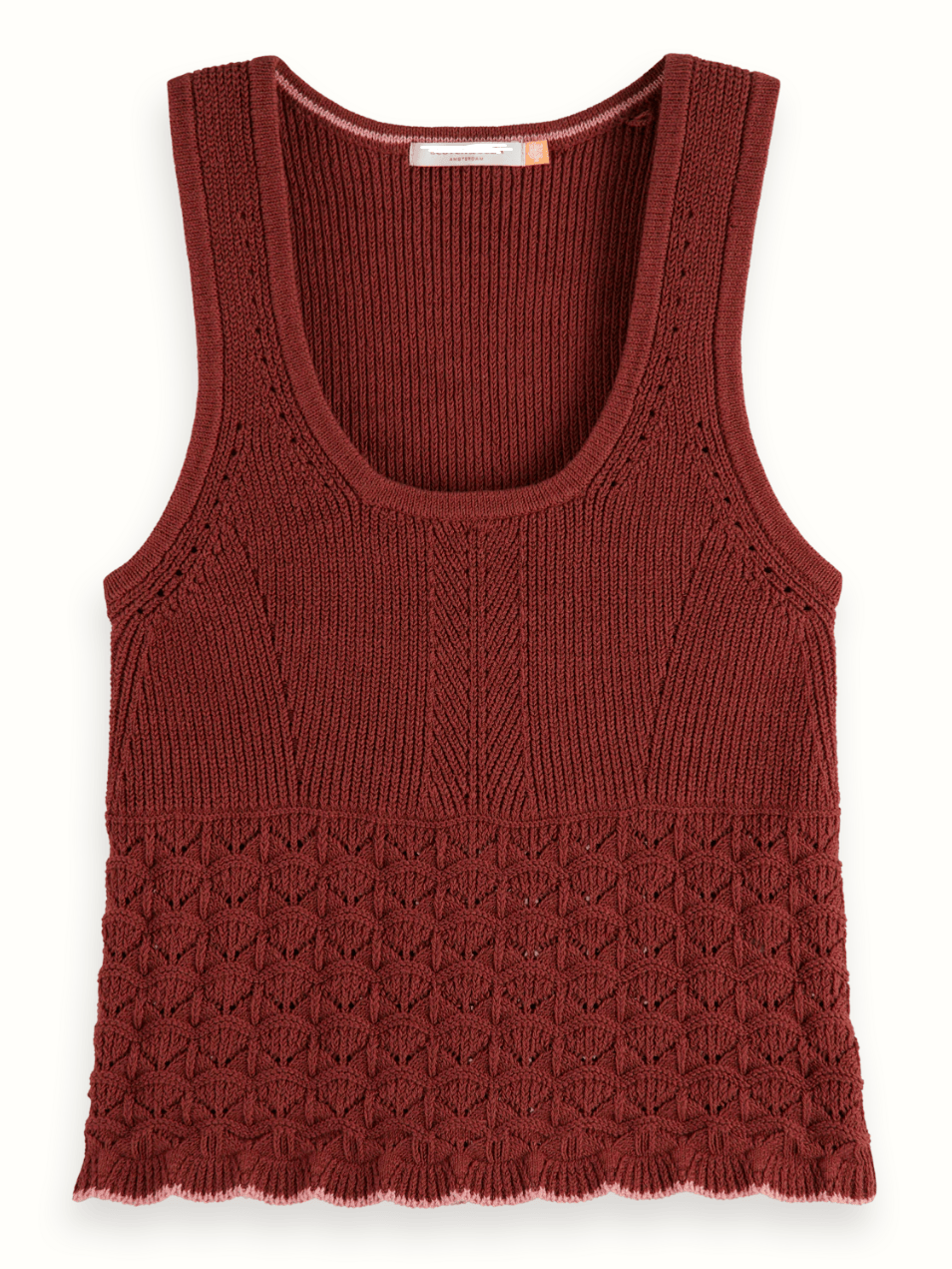 Original 针织背心短裤套装Pointelle Knit Tank Top & Shorts - 图3