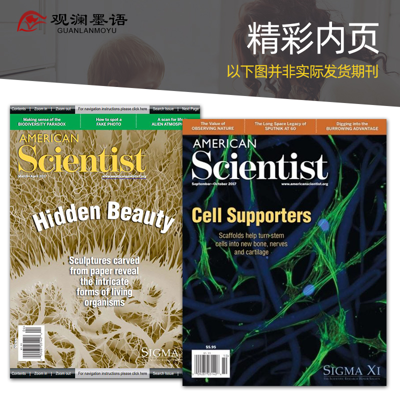 【单期/订阅】American Scientist美国科学家期刊 2024年订购6期英文原版外国期刊英语学习科普杂志书籍-图2