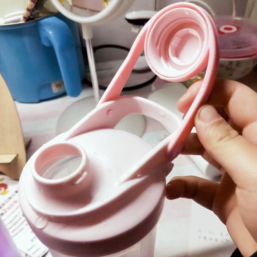 Спортивная пластиковая портативная качалка, бутылка для воды, популярно в интернете